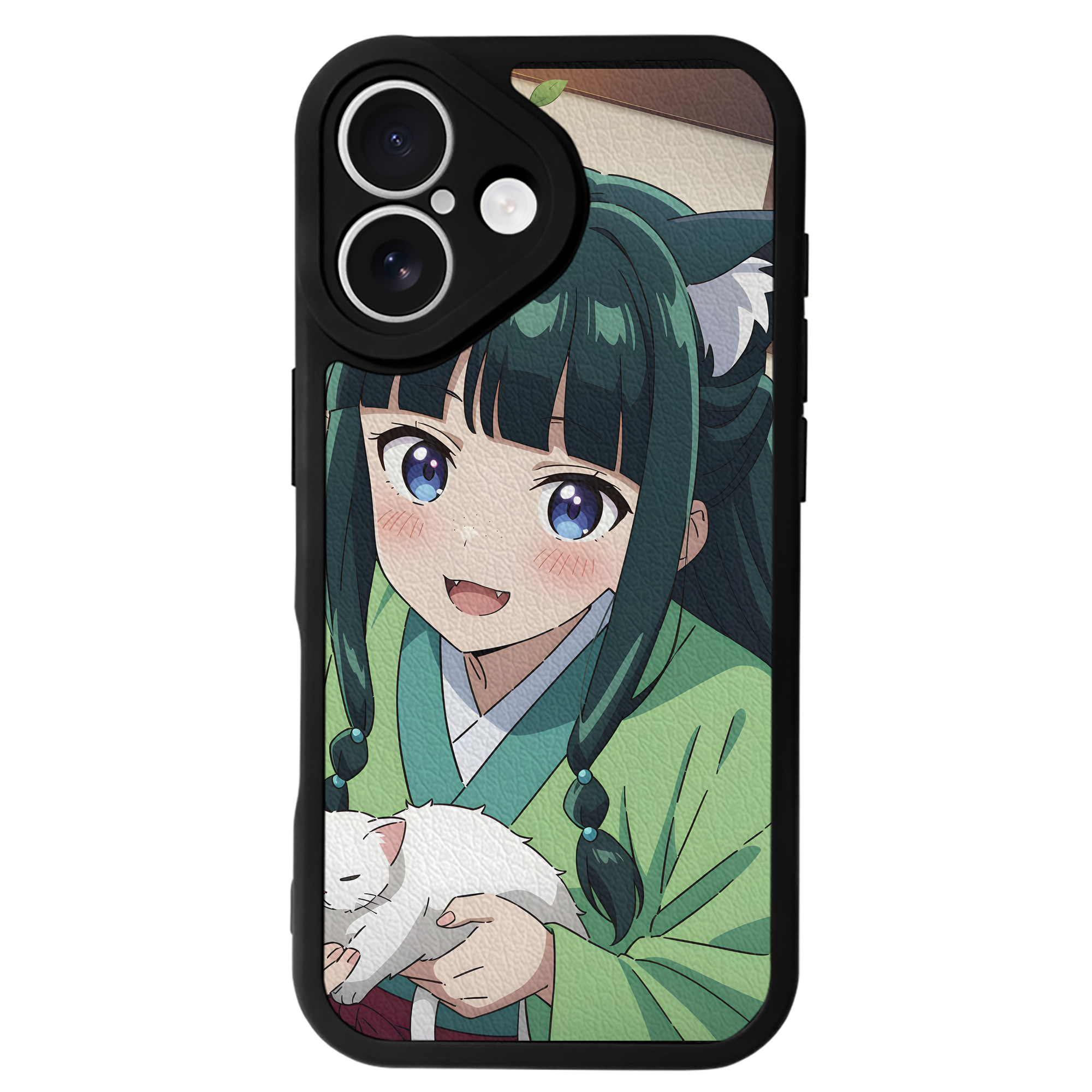 （画像用） 薬屋のひとりごと The Apothecary Diaries 【iPhone 16シリーズ対応】シリコンスマホケース（レザー調） 材質：シリコン